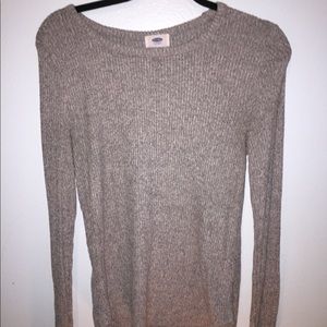 It’s a long sleeve fuzzy shirt